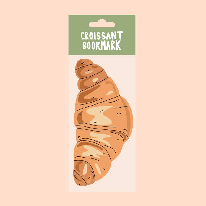 Croissant - Die Cut Bookmark