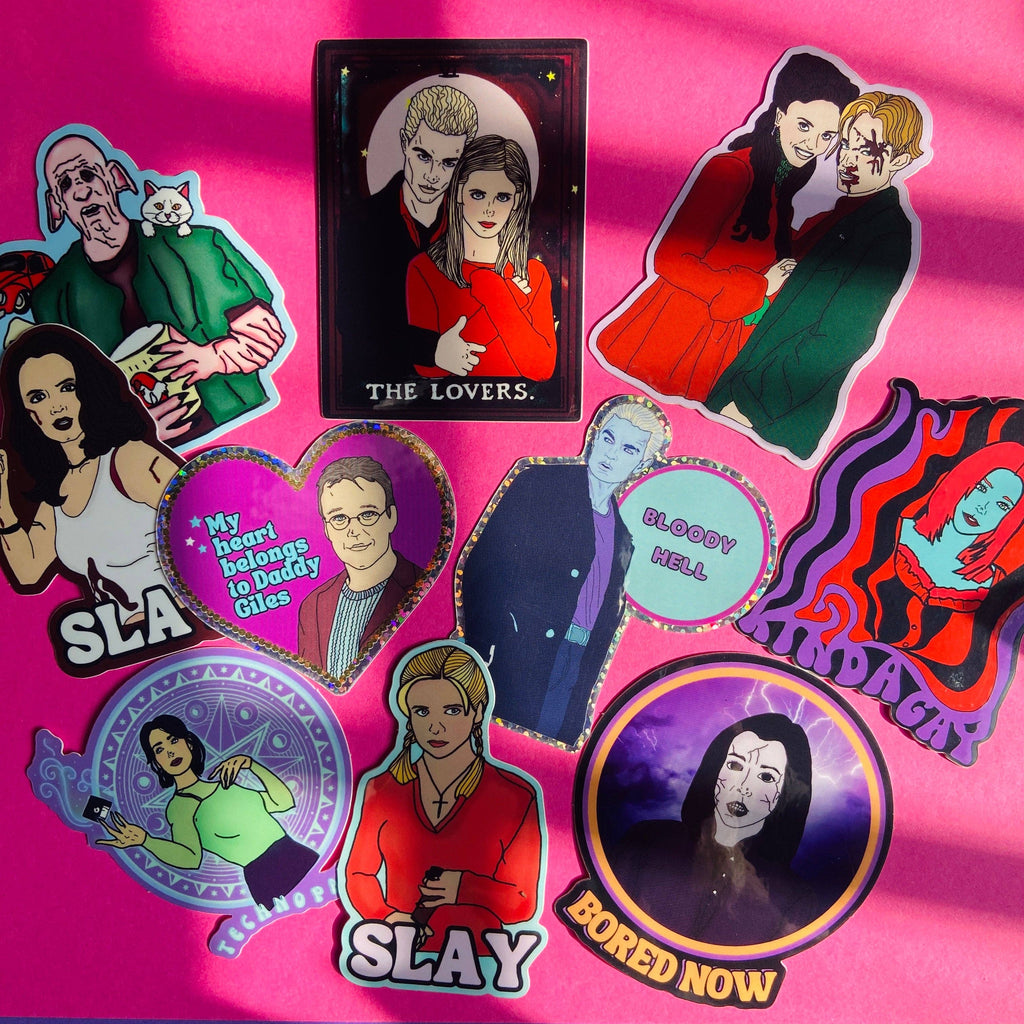 "Bloody Hell" - Spike Water Bottle Sticker