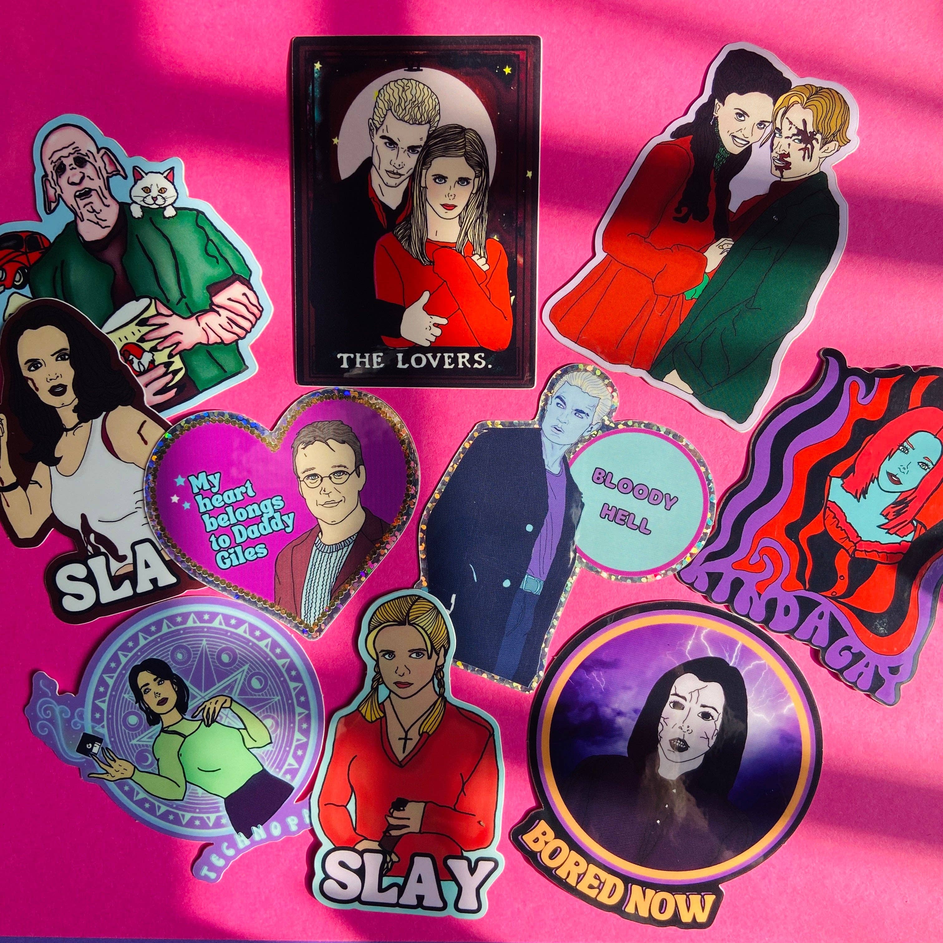 "Bloody Hell" - Spike Water Bottle Sticker