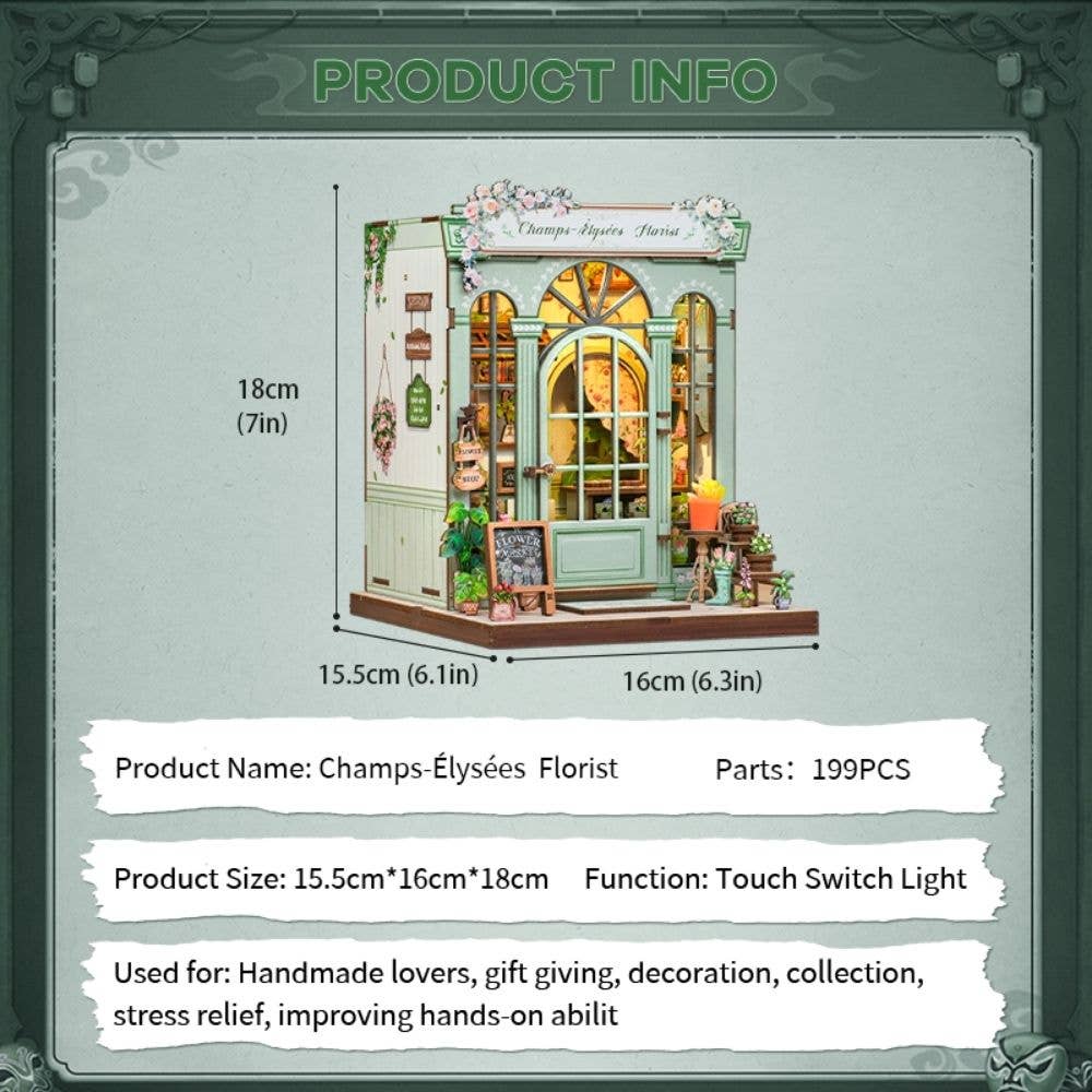 DIY Book Nook Kit - Champs-Élysées Florist