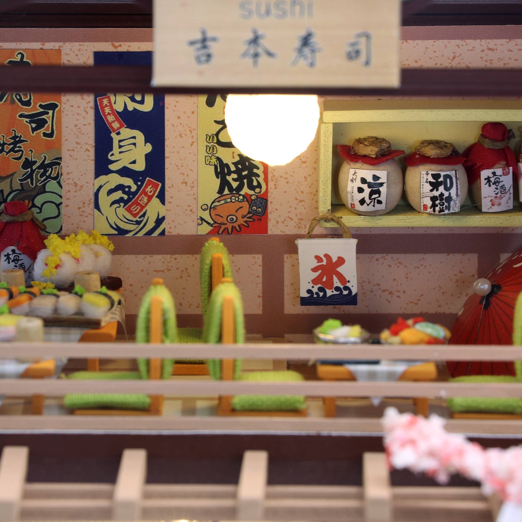 DIY Miniature House Kit: Sushi House