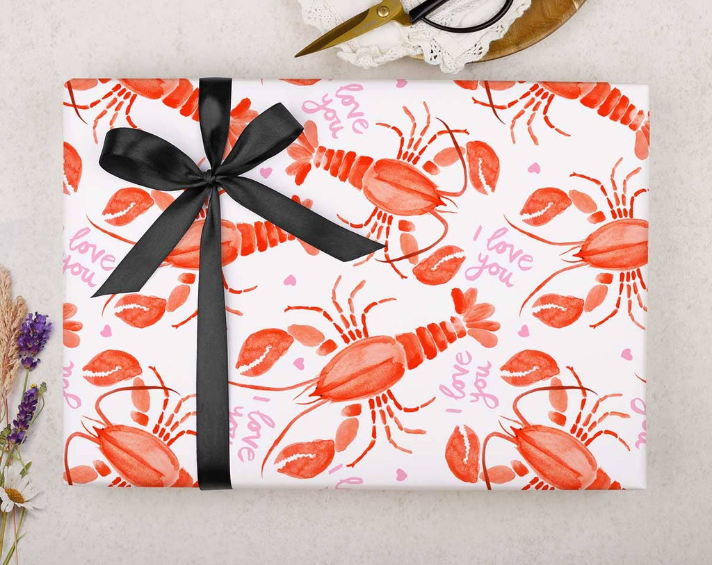 Lobster Wrapping Paper | Gift Wrap