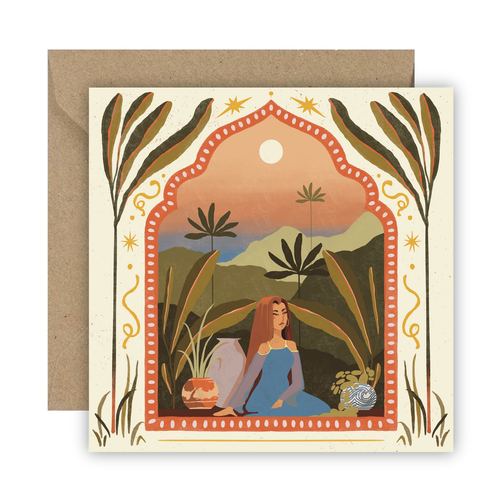 Oasis - Greeting Card