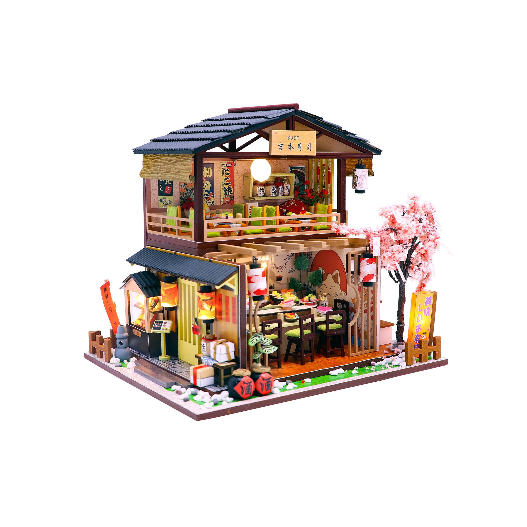 DIY Miniature House Kit: Sushi House