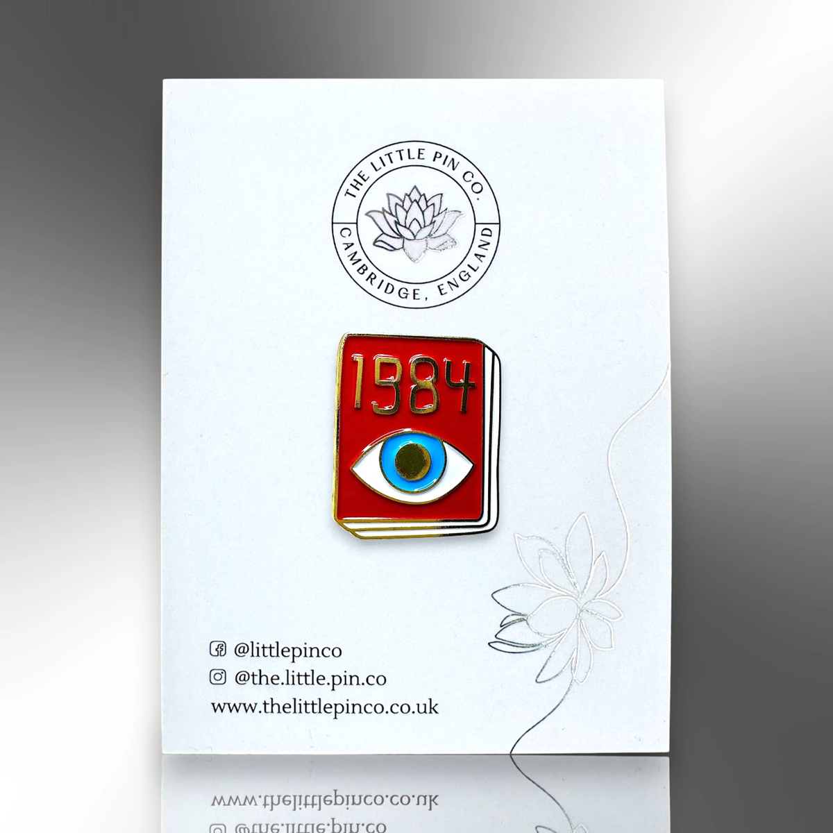George Orwell 1984 Book Enamel Lapel Pin Badge