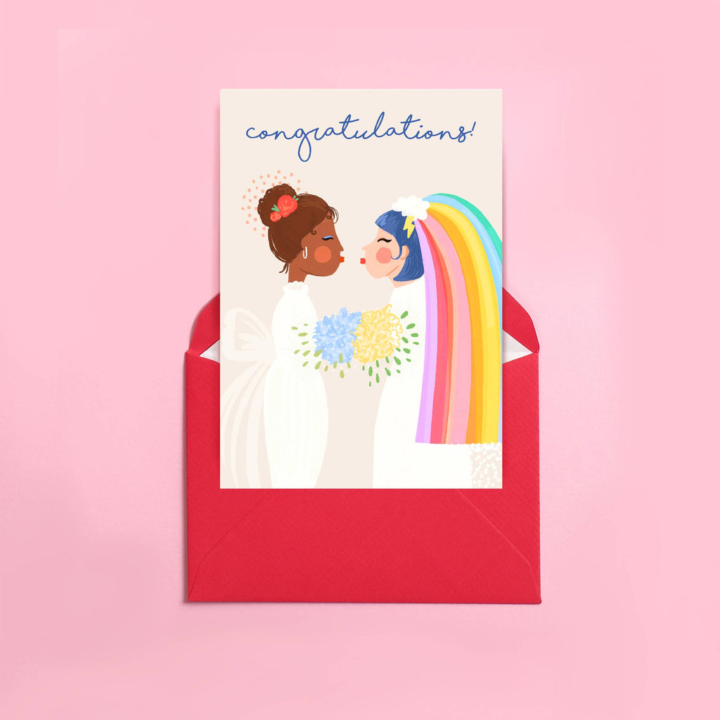 Pride Brides Wedding Card | LGBTQ+