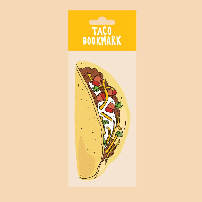 Taco - Die Cut Bookmark