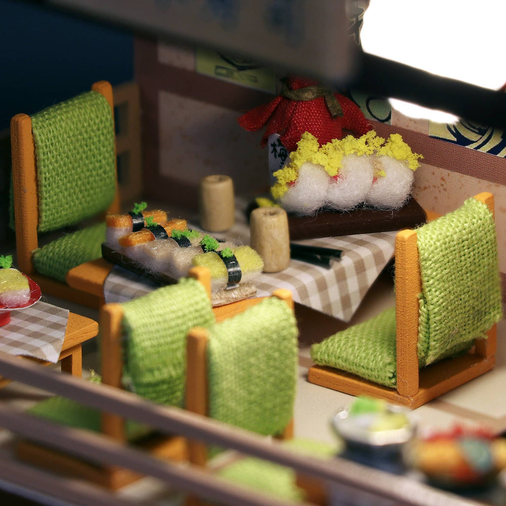 DIY Miniature House Kit: Sushi House