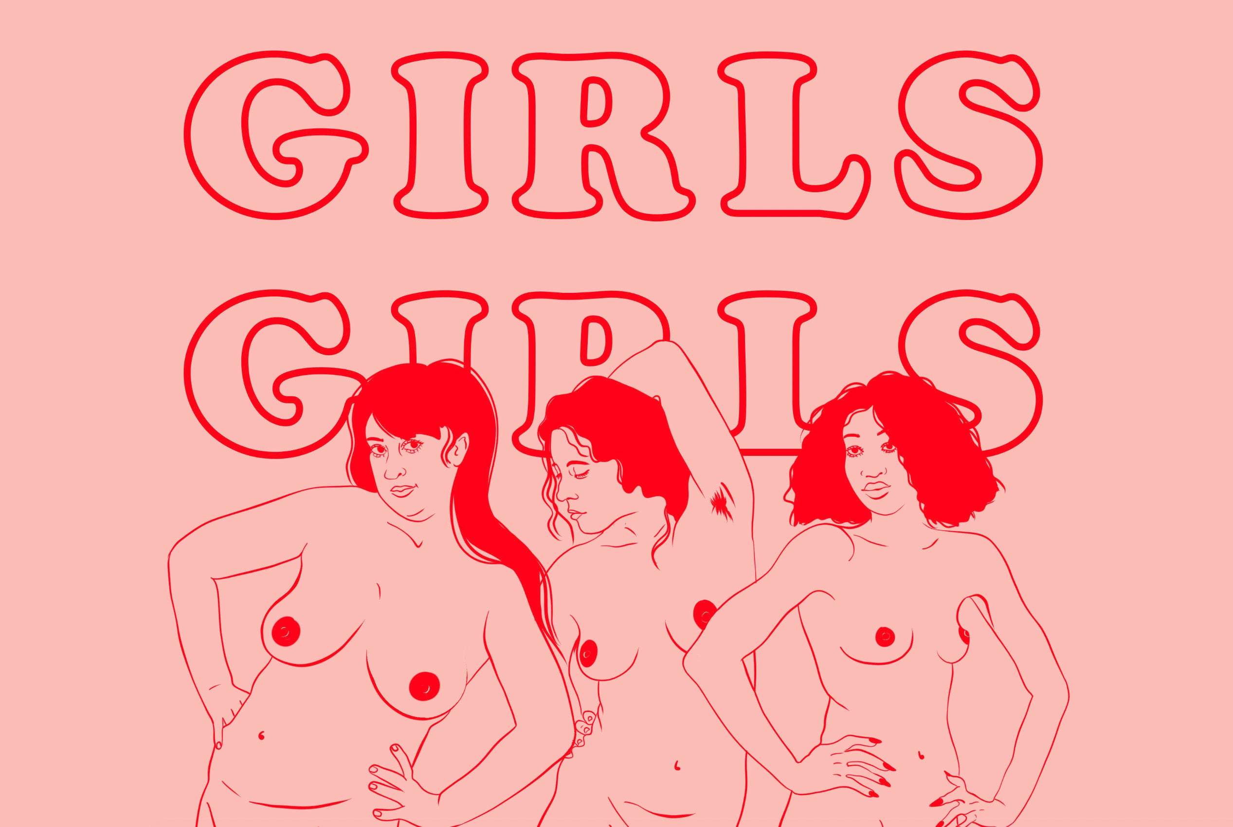 Girls Body Positive Art Print