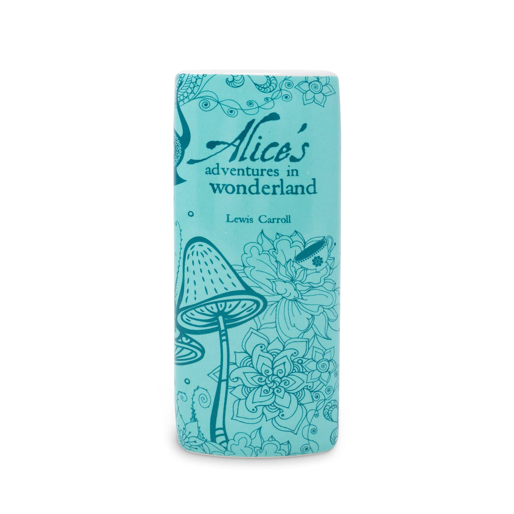 Small Book Vase, Alice in Wonderland - Blue (Case Pack)