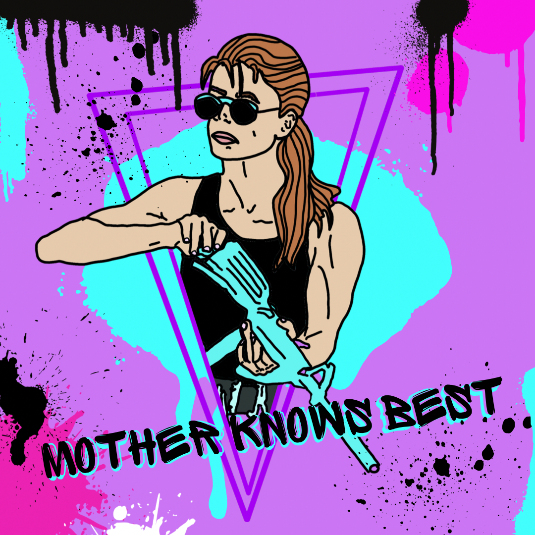 Sarah Connor T2 - Water Bottle Sticker