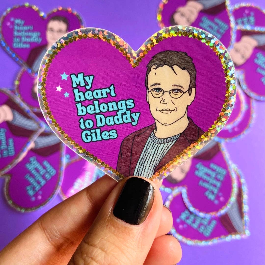 “My Heart Belongs to Daddy Giles”  - Water Bottle Sticker