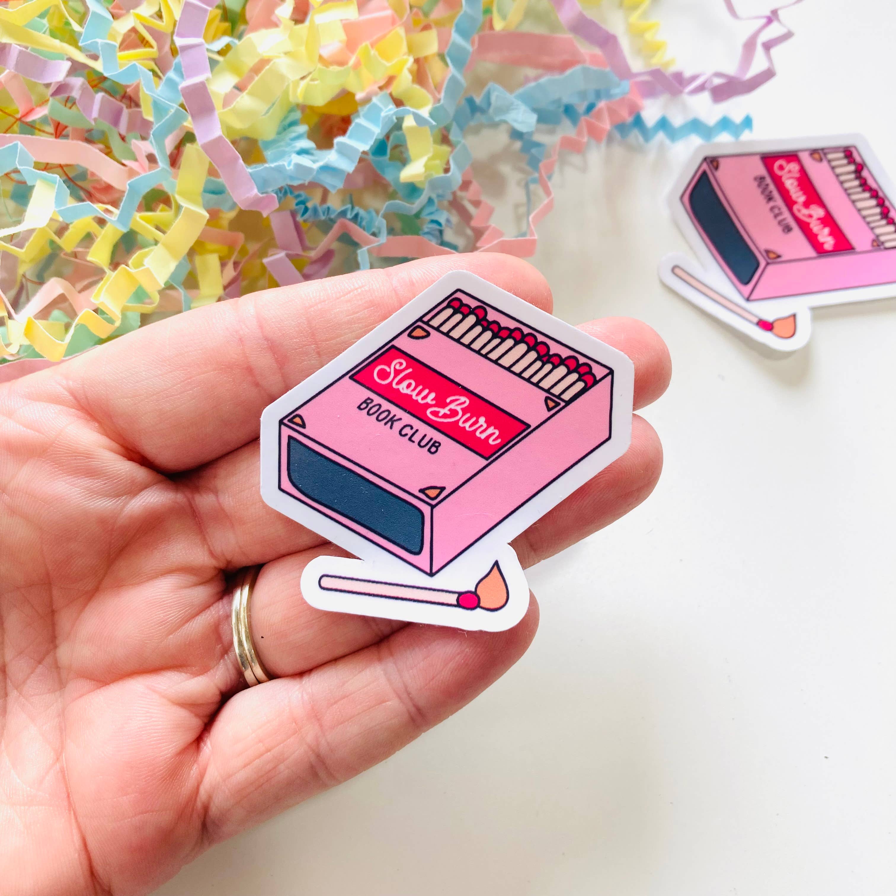 Slow Burn Book Club - Sticker