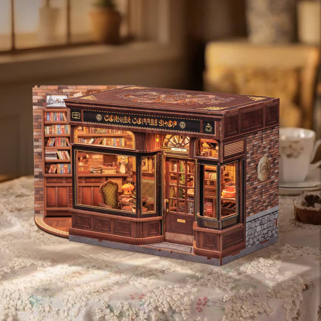 Corner Coffee Shop Book Nook