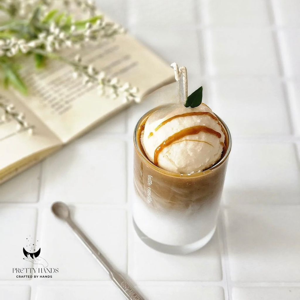 Iced Caramel Latte Candle | Handmade Candle