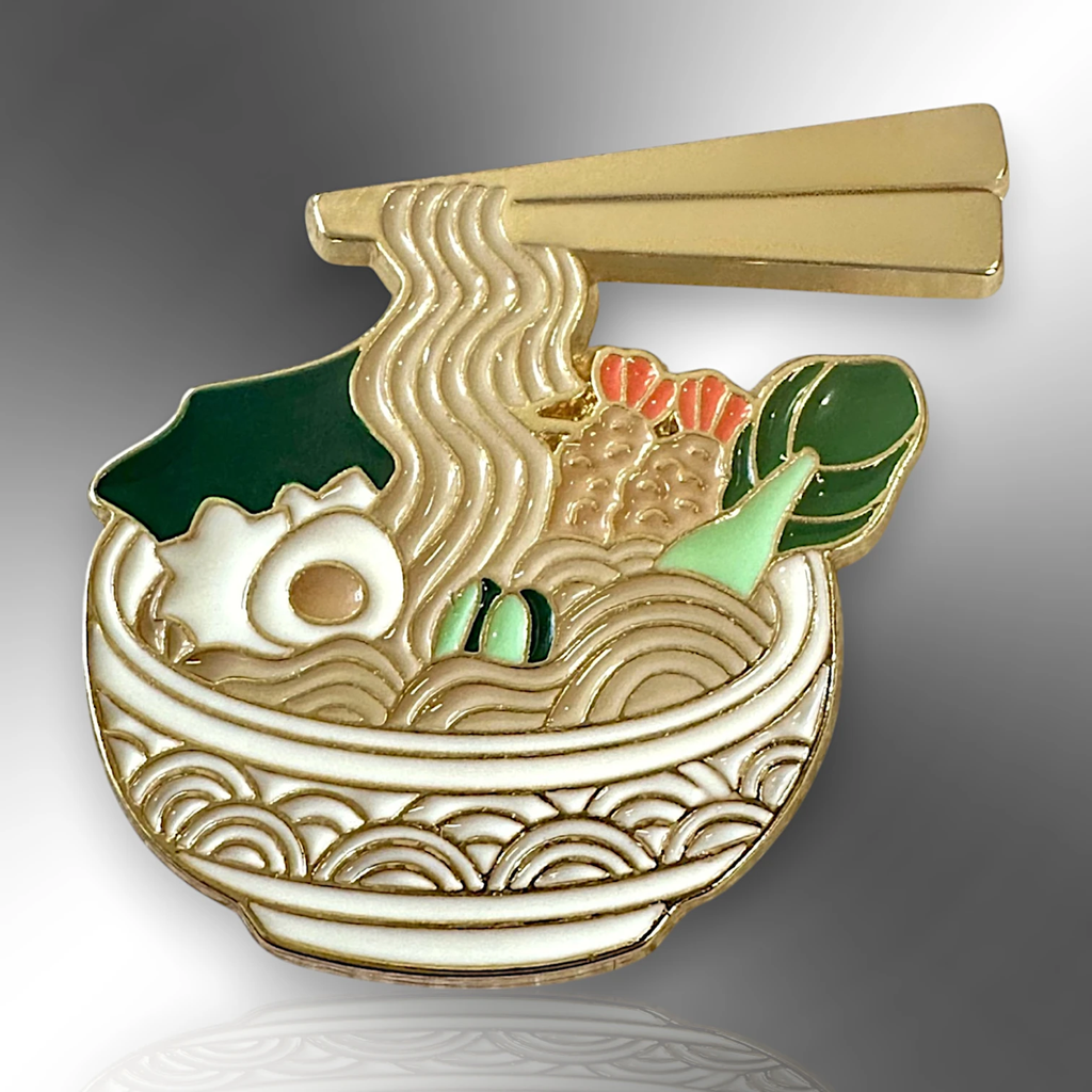 Japanese Ramen Noodles Soup Bowl Enamel Pin
