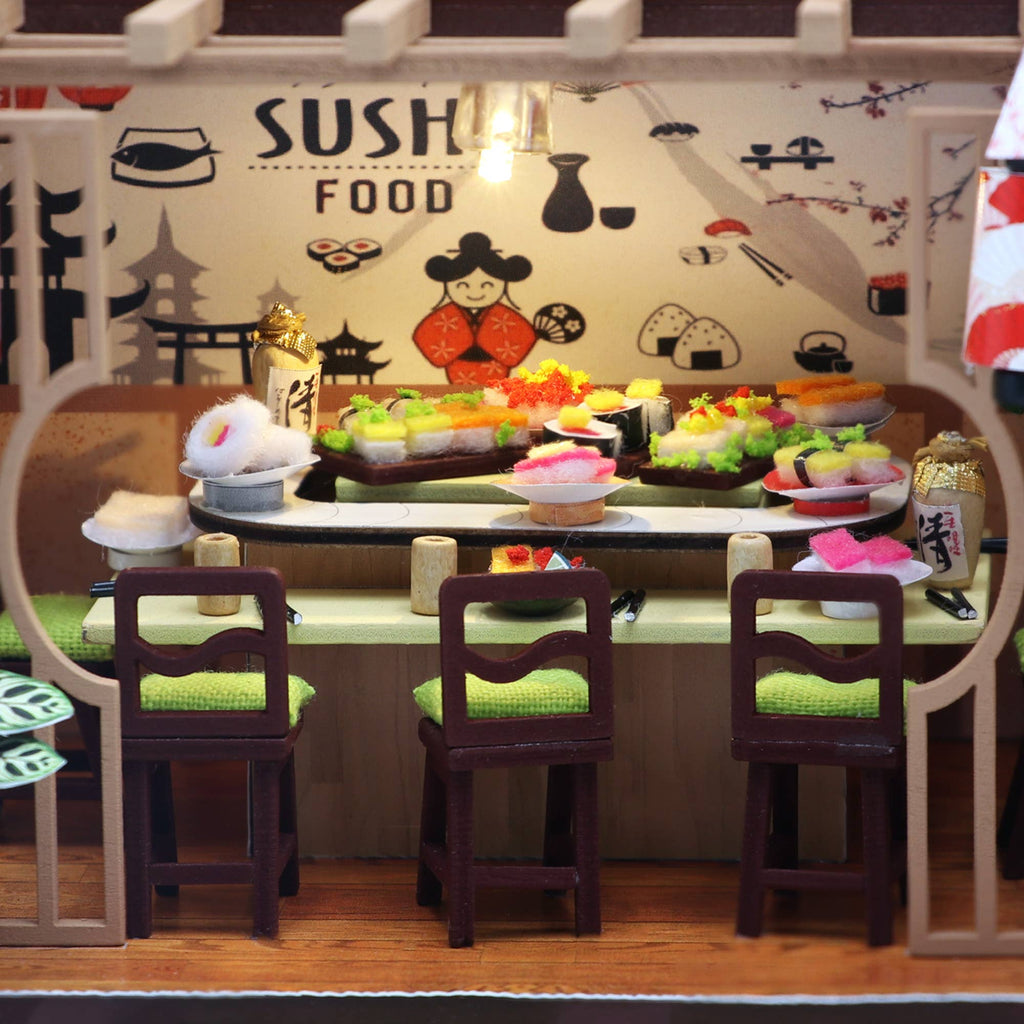 DIY Miniature House Kit: Sushi House