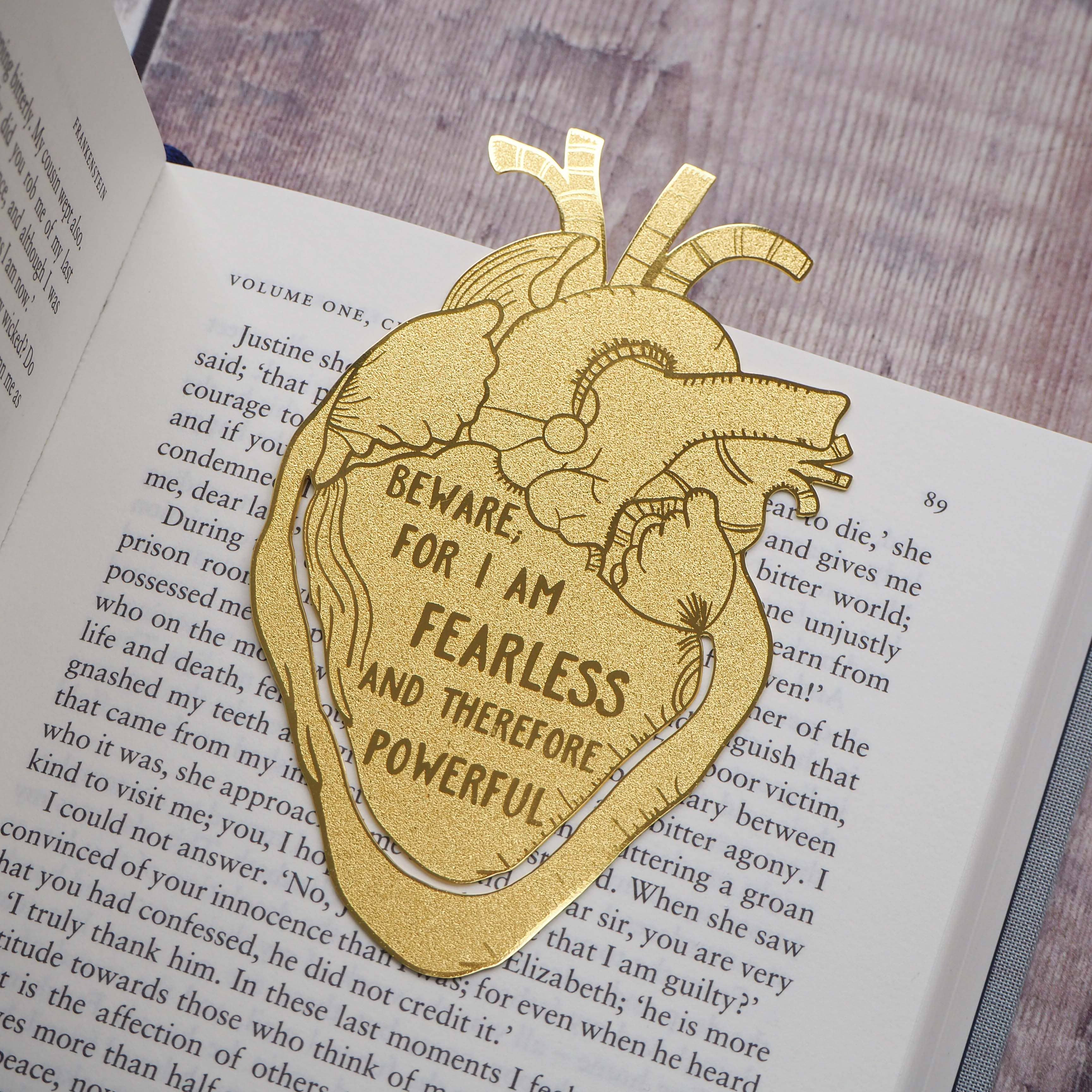 Frankenstein Anatomical Heart - Bookmark