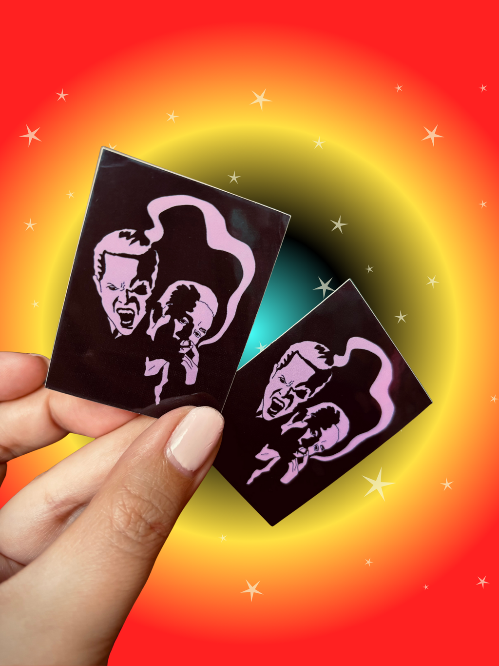 The Monster or The Man Spike - Sticker