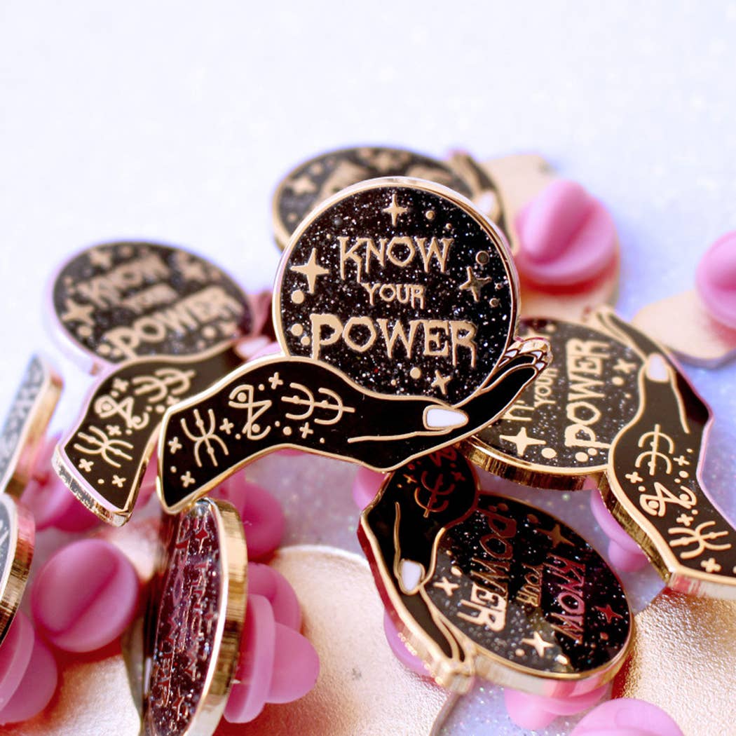 Know Your Power - Enamel Pin