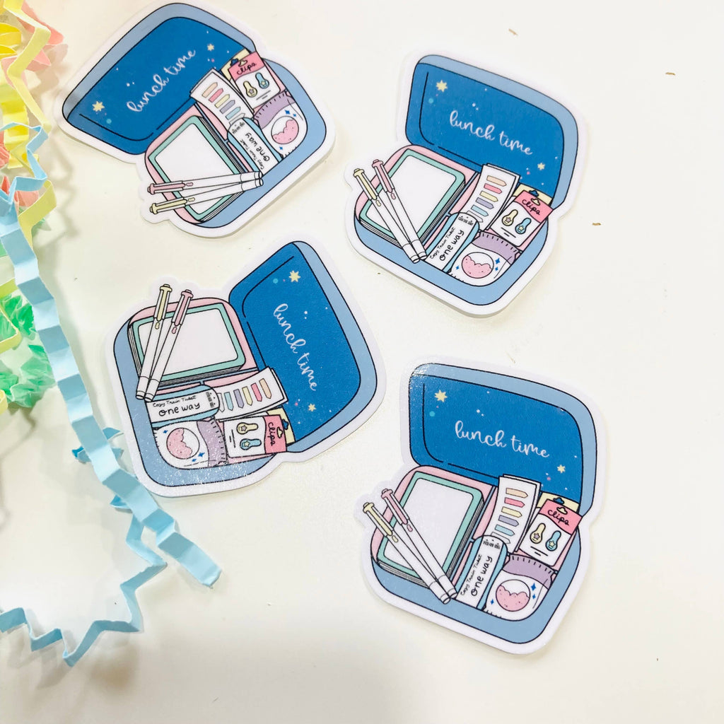 Bookish Bento Box - Die Cut Sticker 