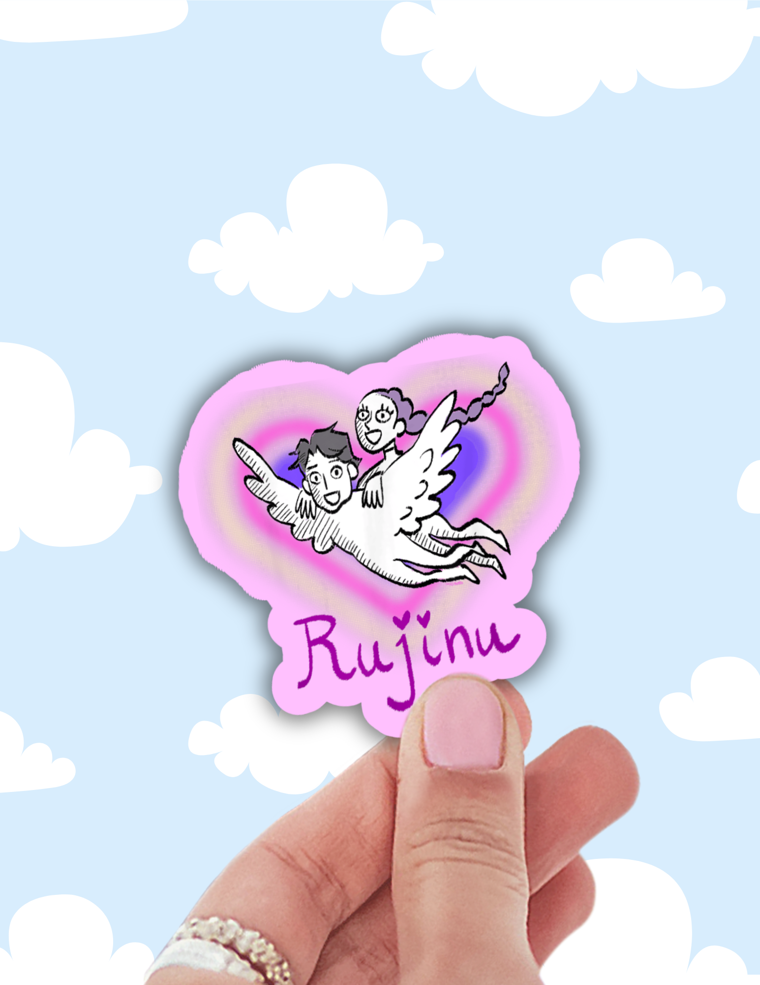 K Pop Demon Hunters - Rujinu - Laptop Sticker