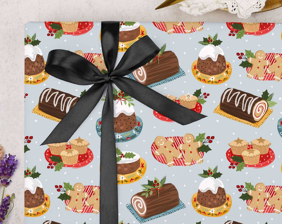 Christmas Food Wrapping Paper | Gift Wrap