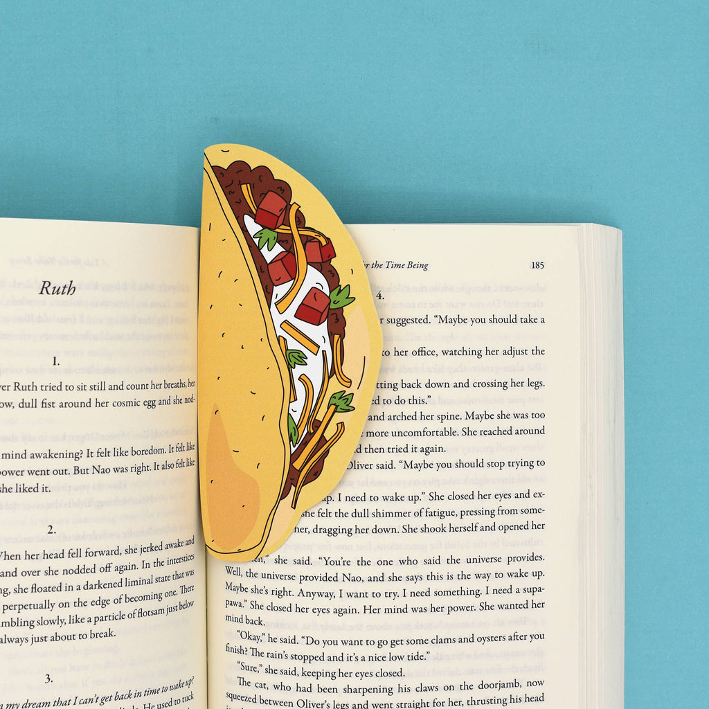 Taco - Die Cut Bookmark