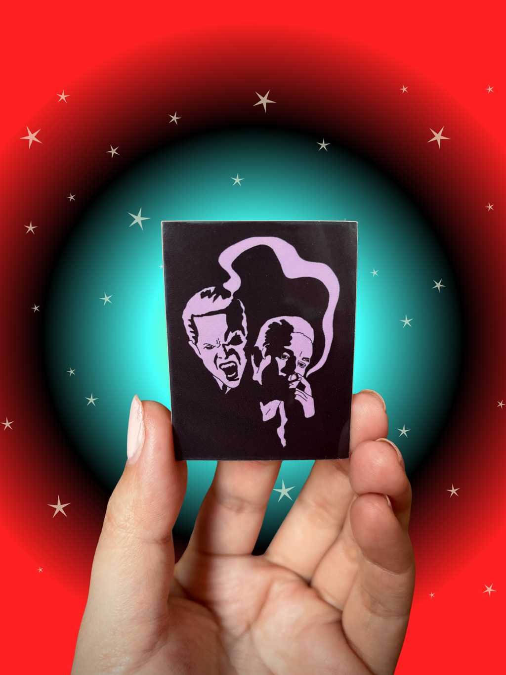 The Monster or The Man Spike - Sticker