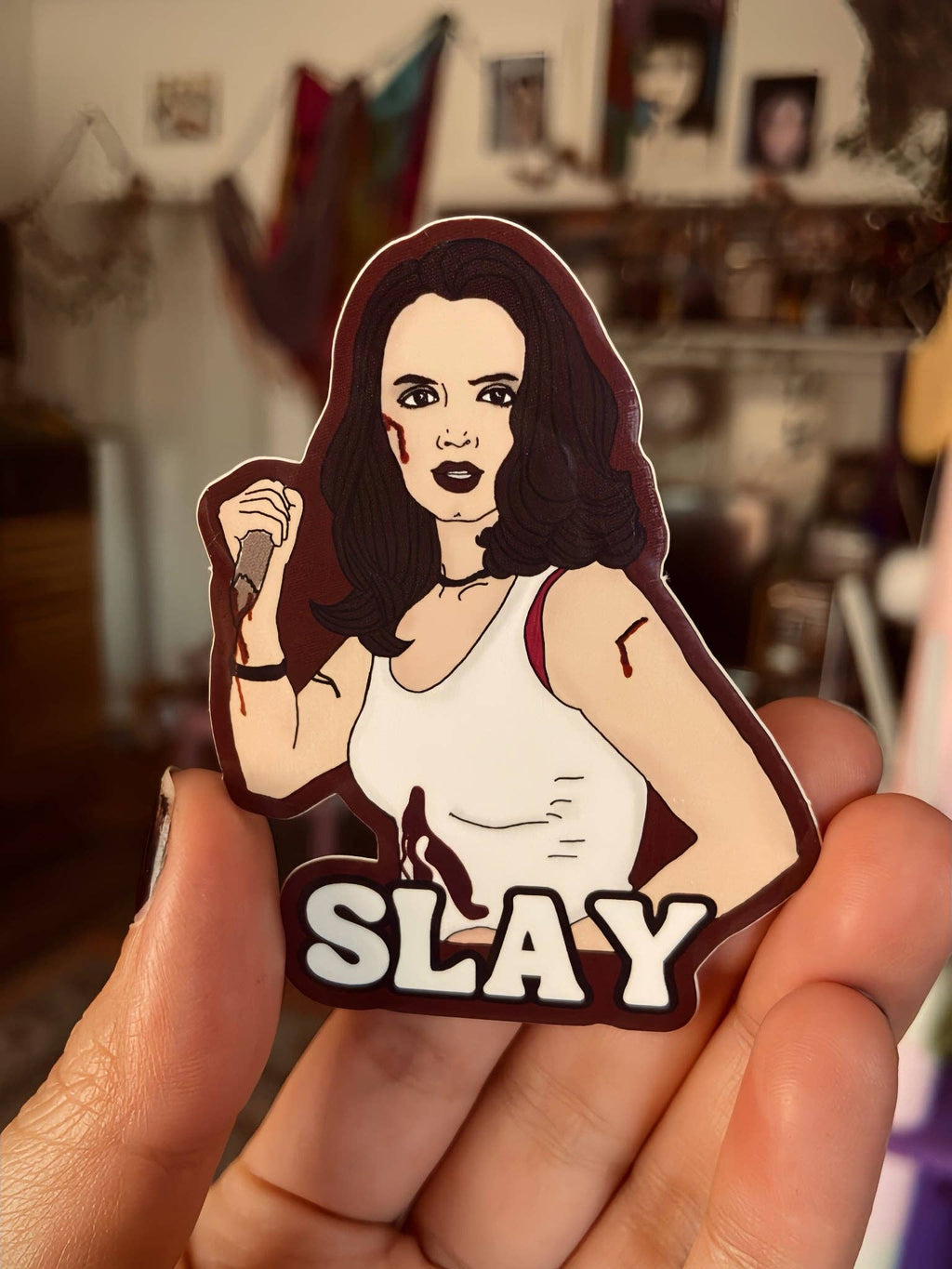 "Slay" Faith - Water Bottle Sticker