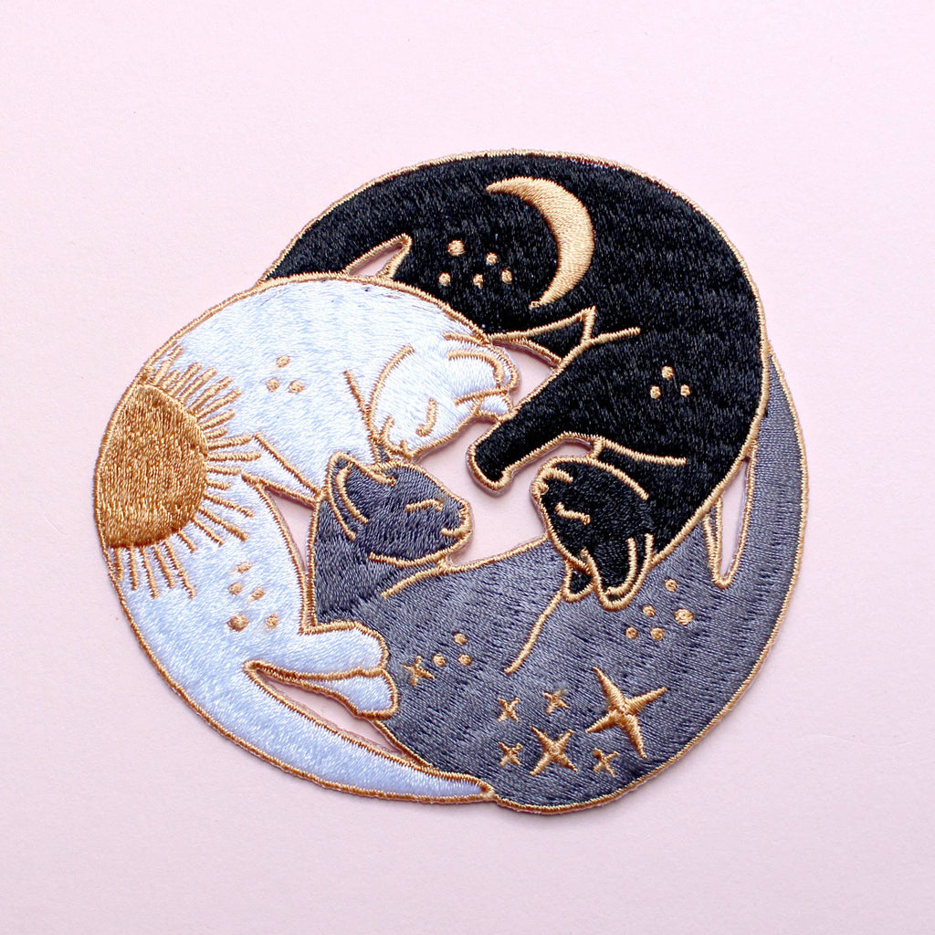 Trio of Cats - Iron-on Patch