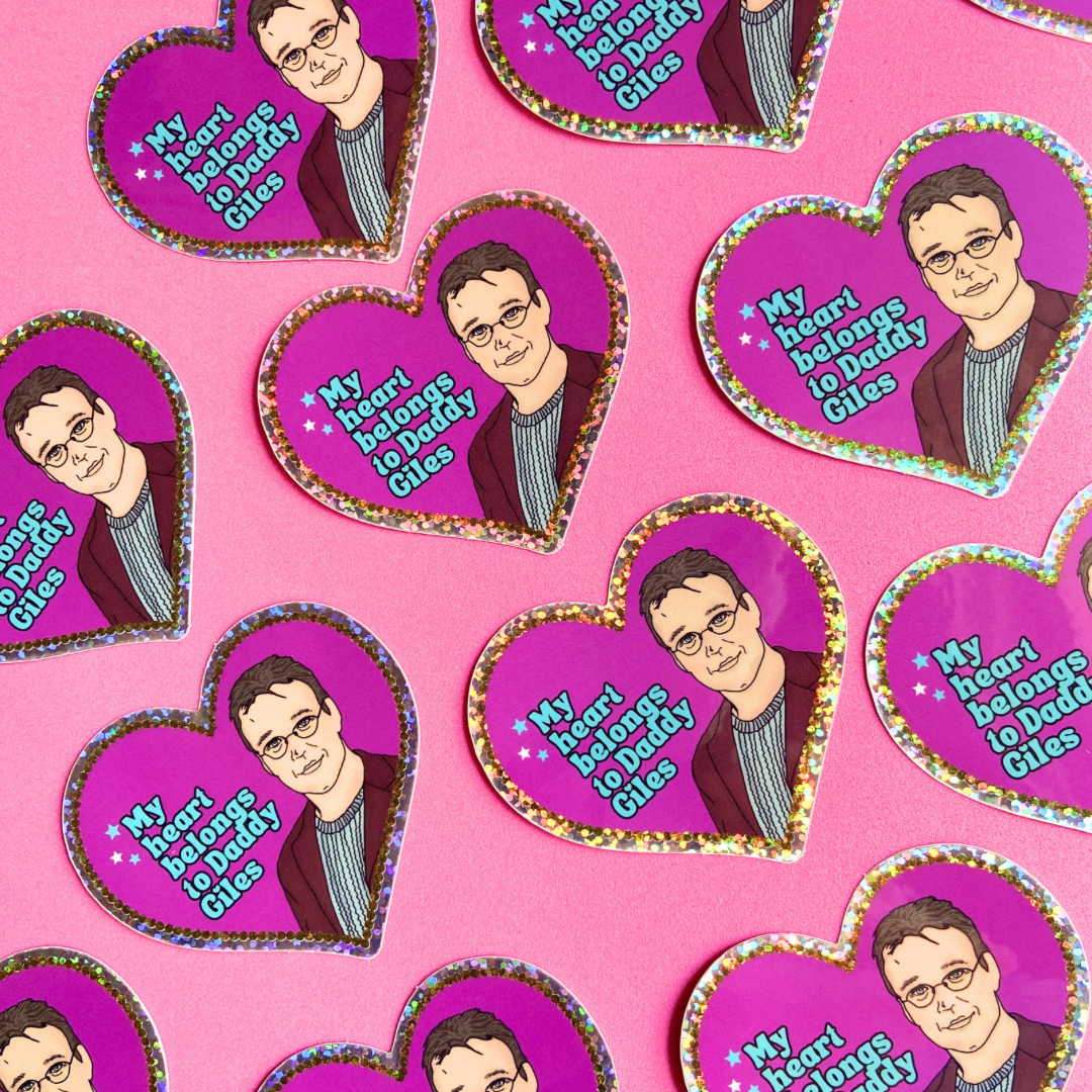 “My Heart Belongs to Daddy Giles”  - Water Bottle Sticker