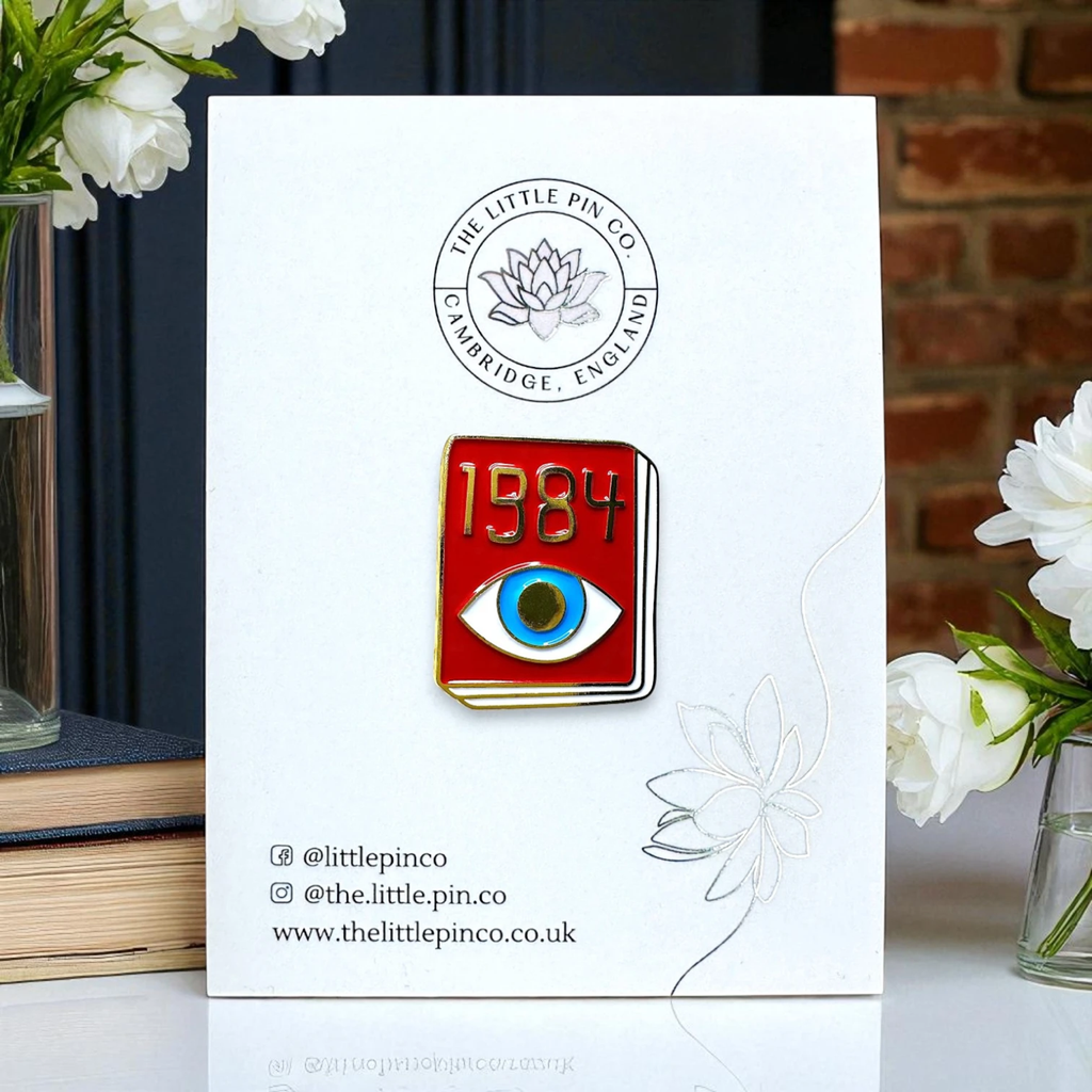 George Orwell 1984 Book Enamel Lapel Pin Badge