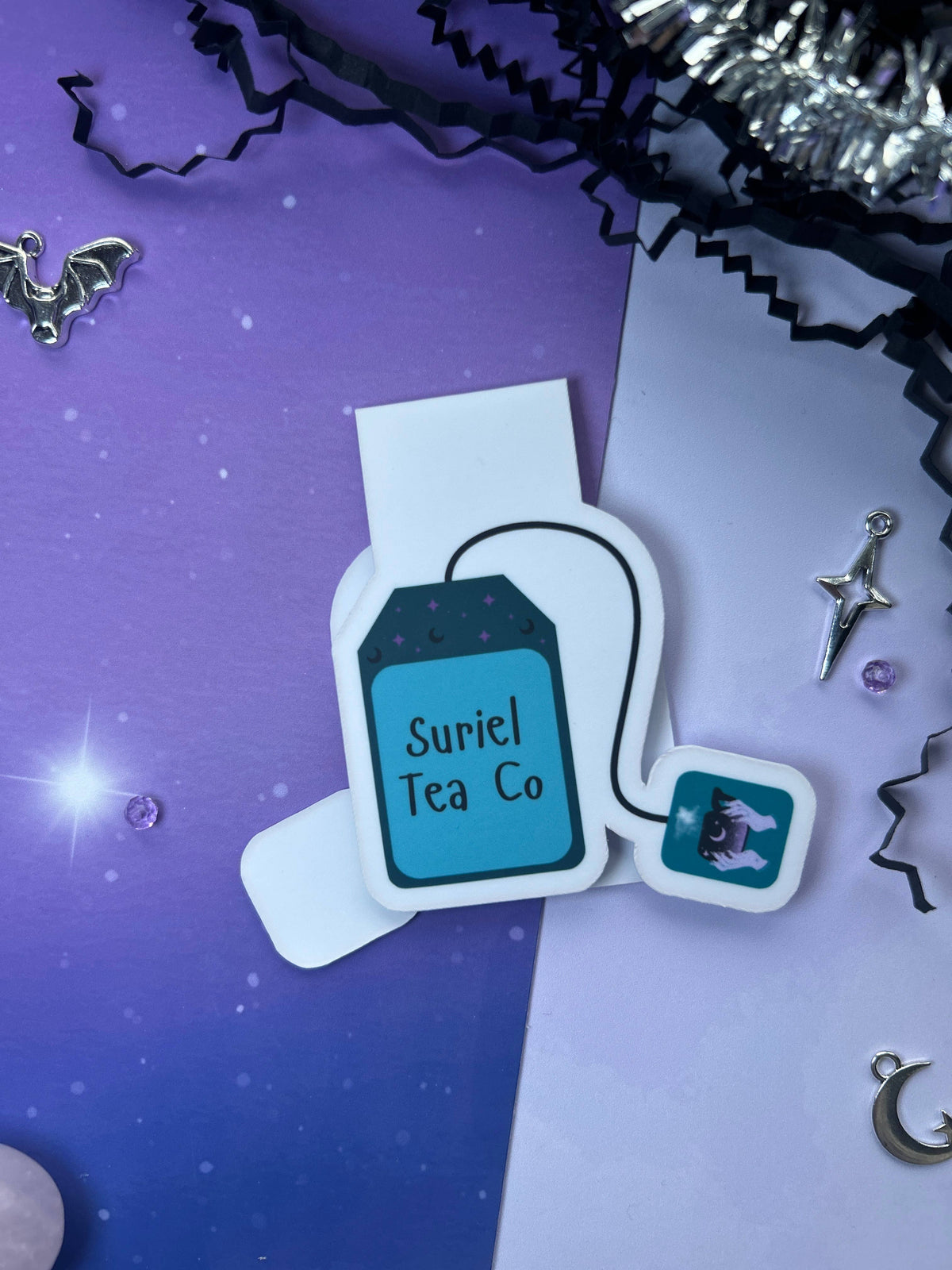 Suriel Tea Co Magnetic Bookmark – Matte, Packaged