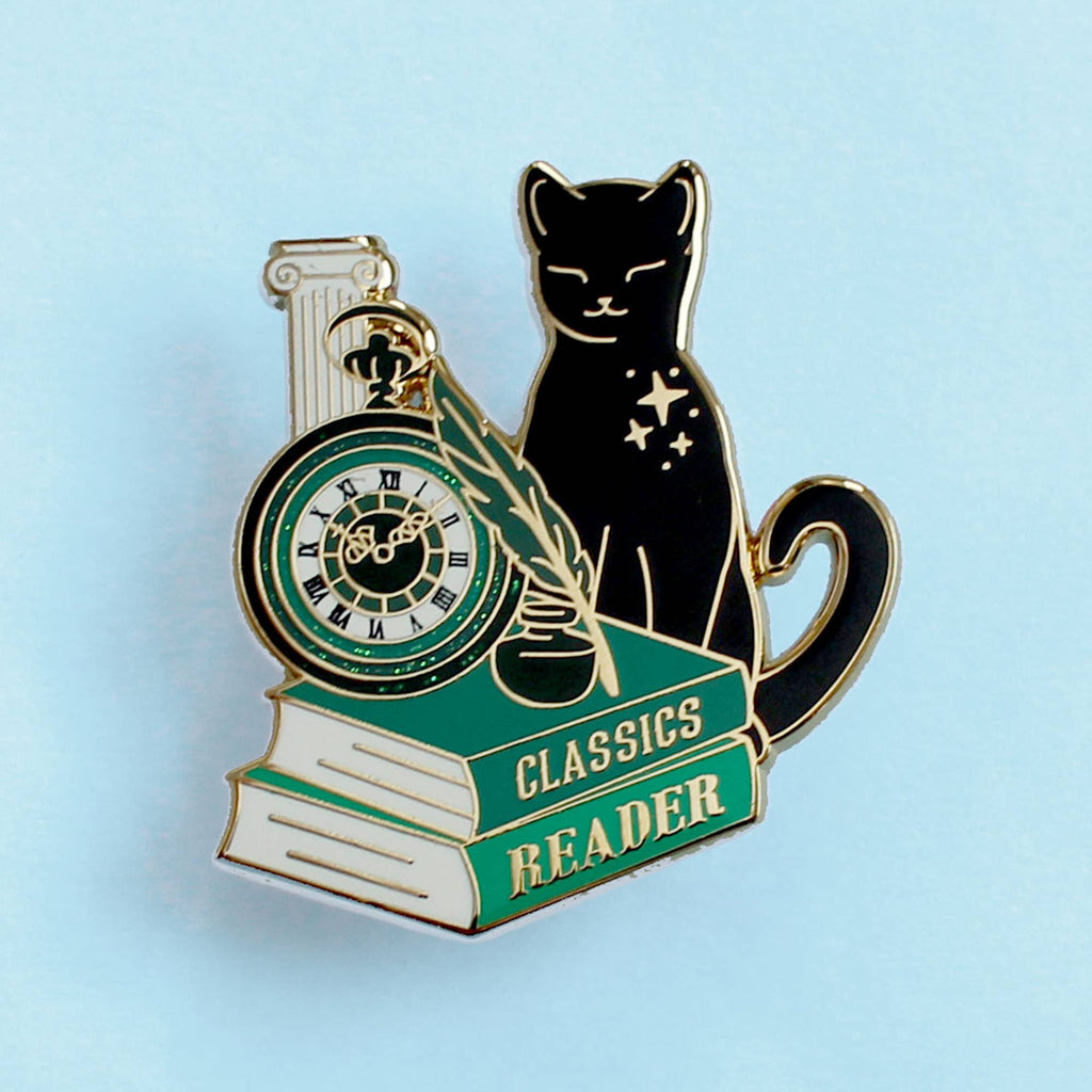 Classics Reader Cat - Enamel Pin