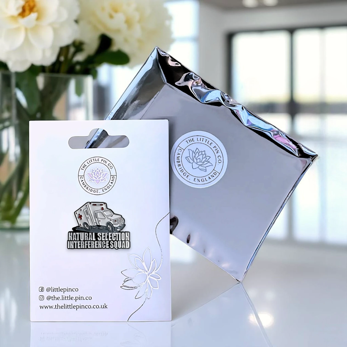 Natural Selection Interference Squad Ambulance Enamel Pin