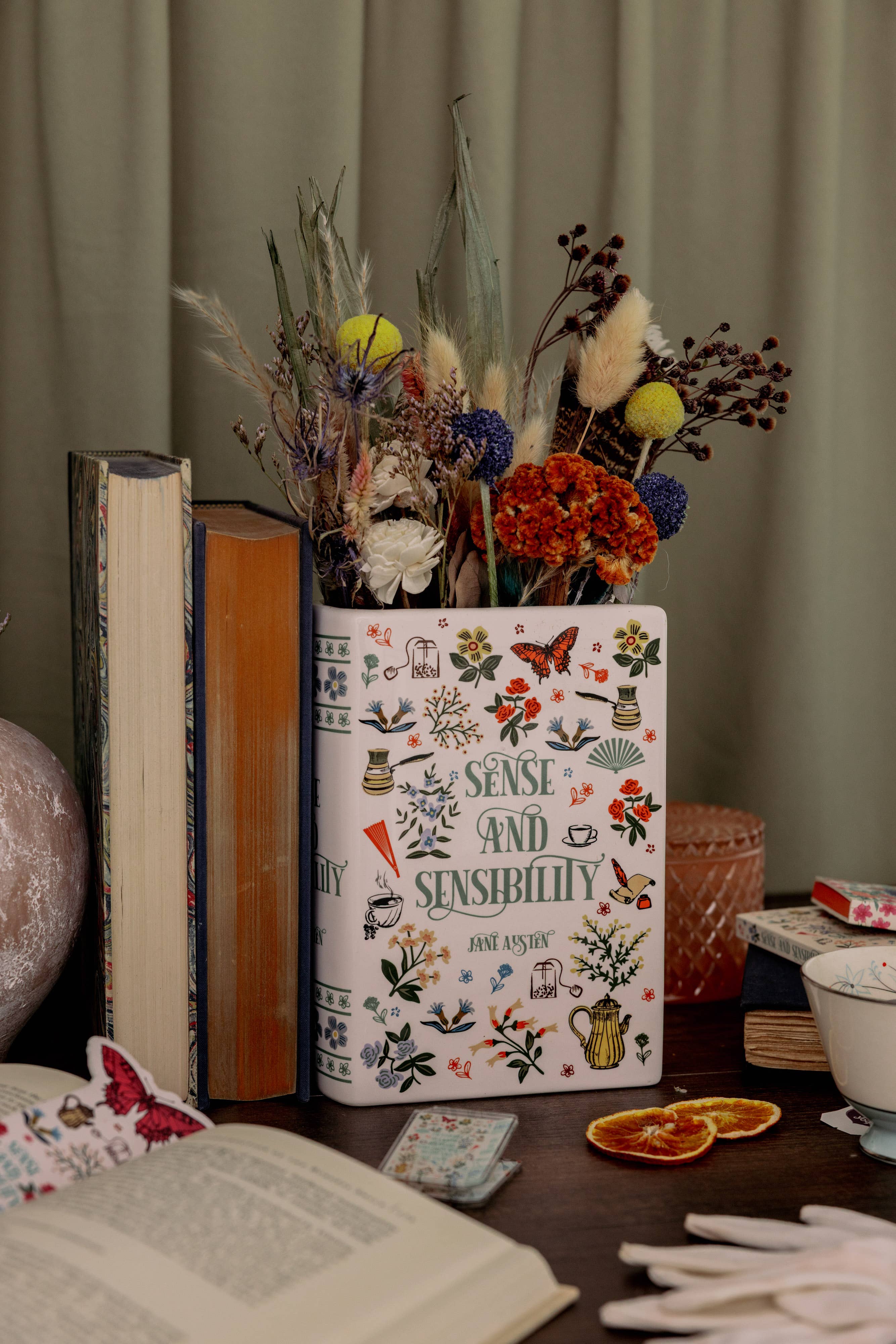 Large Book Vase, Sense and Sensibility