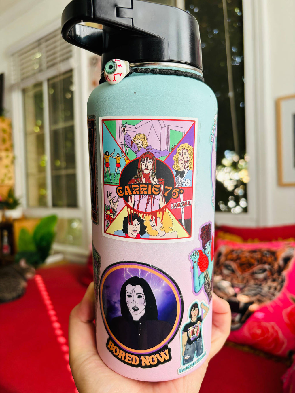 Dark Willow "Bored Now" - Water Bottle Sticker