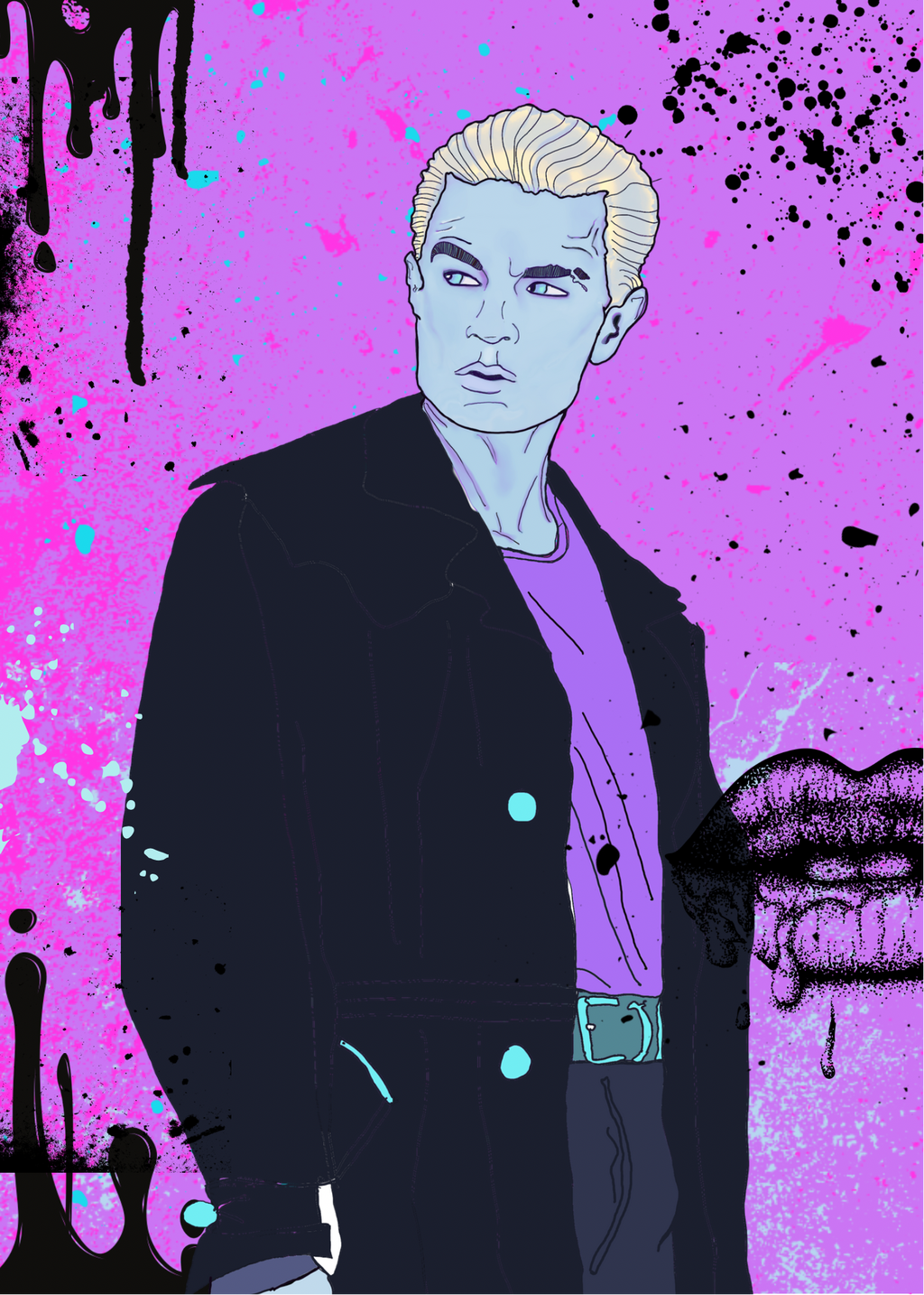 "Bloody Hell" - Spike Water Bottle Sticker