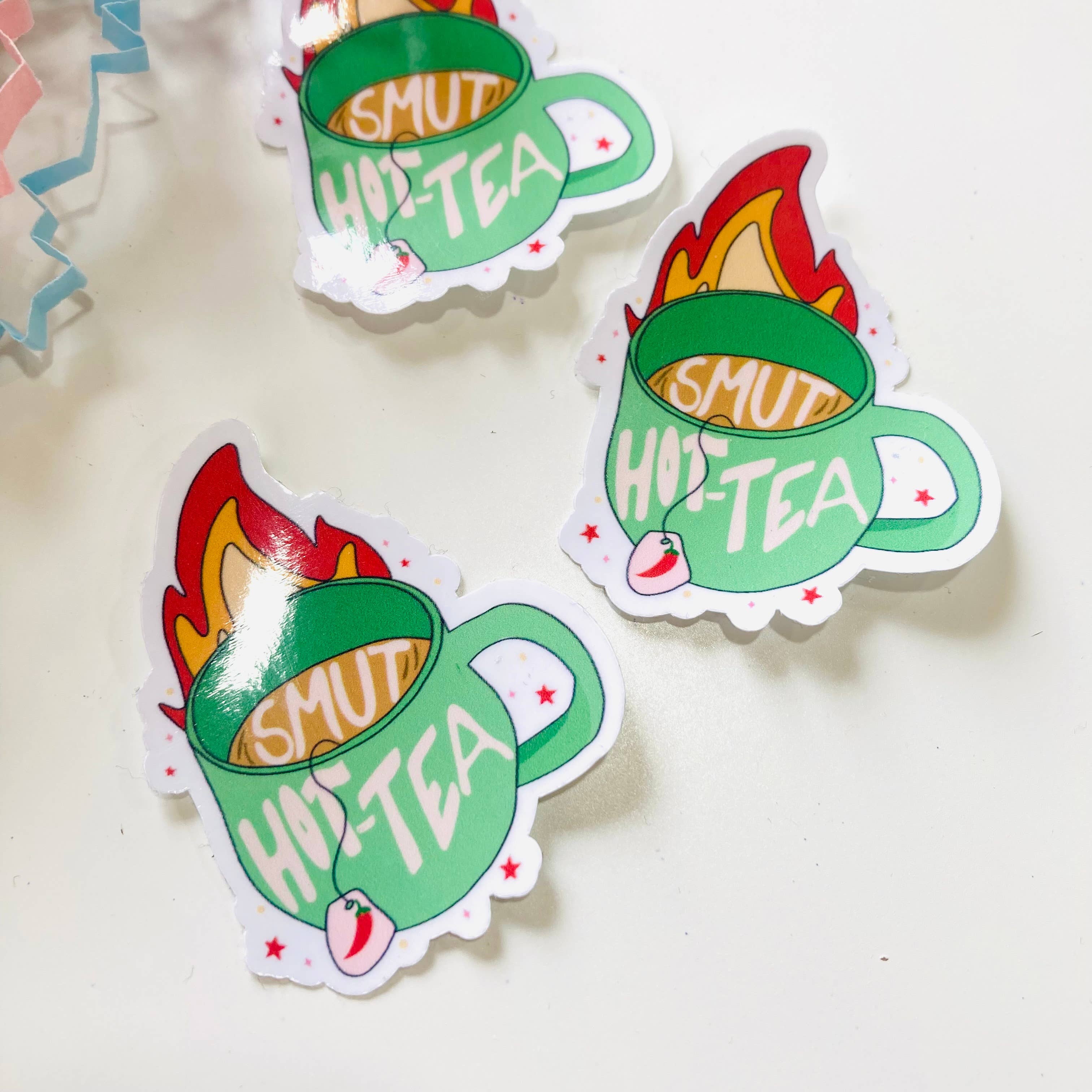 Smut Tea Bookish - Sticker