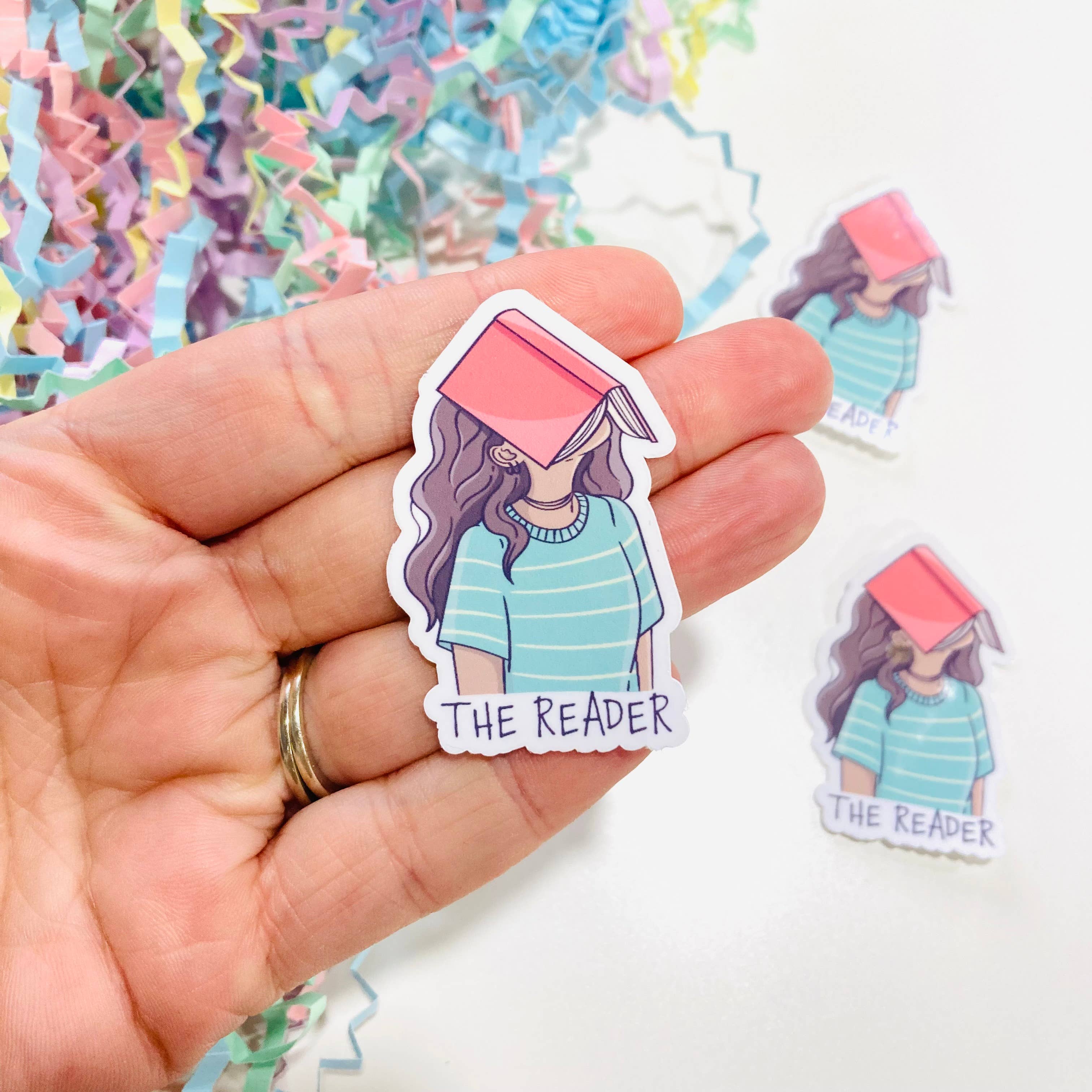 The Reader - Die Cut Sticker