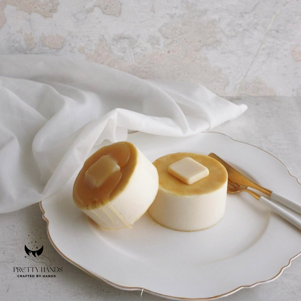 A Set Of Handmade Pancake Candles | Handmade Candle
