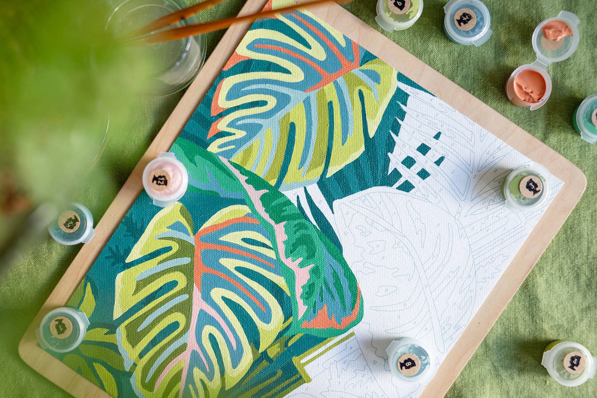 Vintage Verde Paint-by-Number Kit