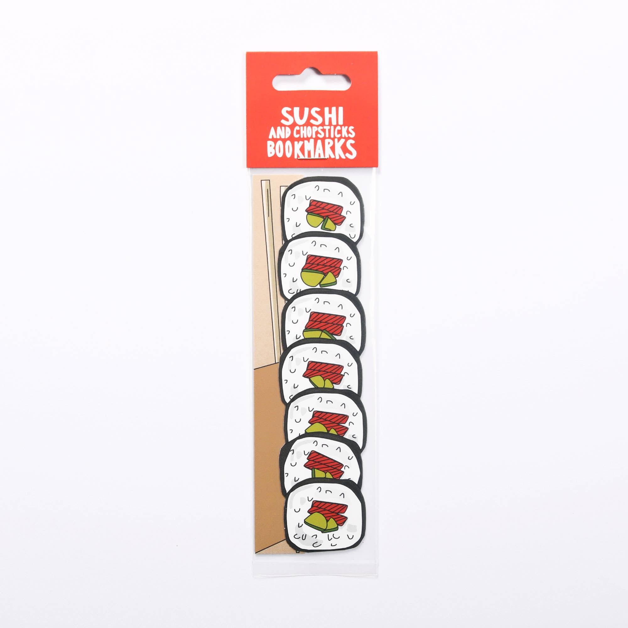 Sushi and Chopsticks - Die Cut Bookmarks