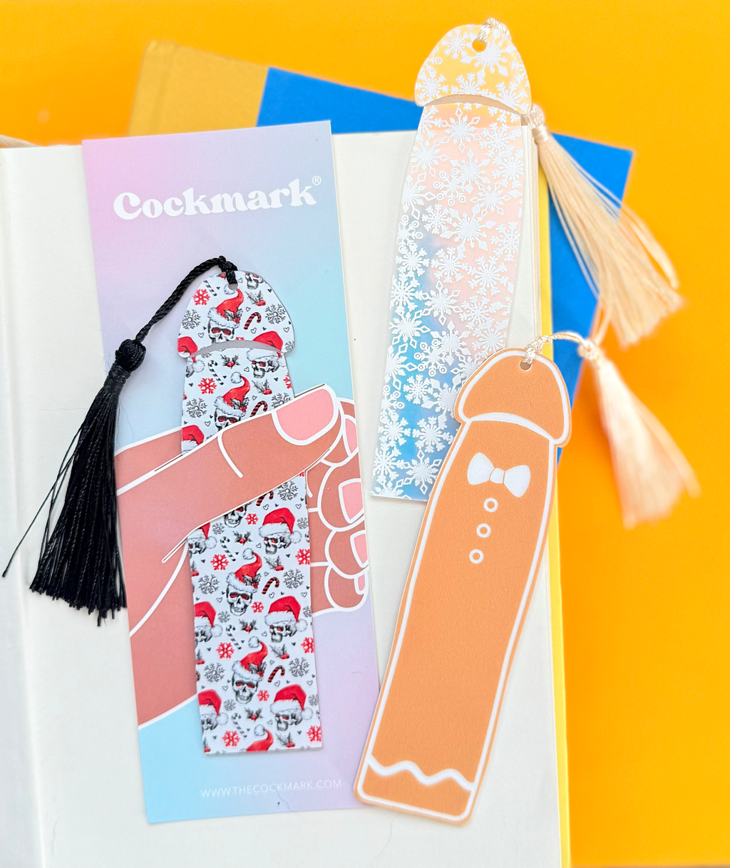 Gothic Christmas Cockmark - Bookmark