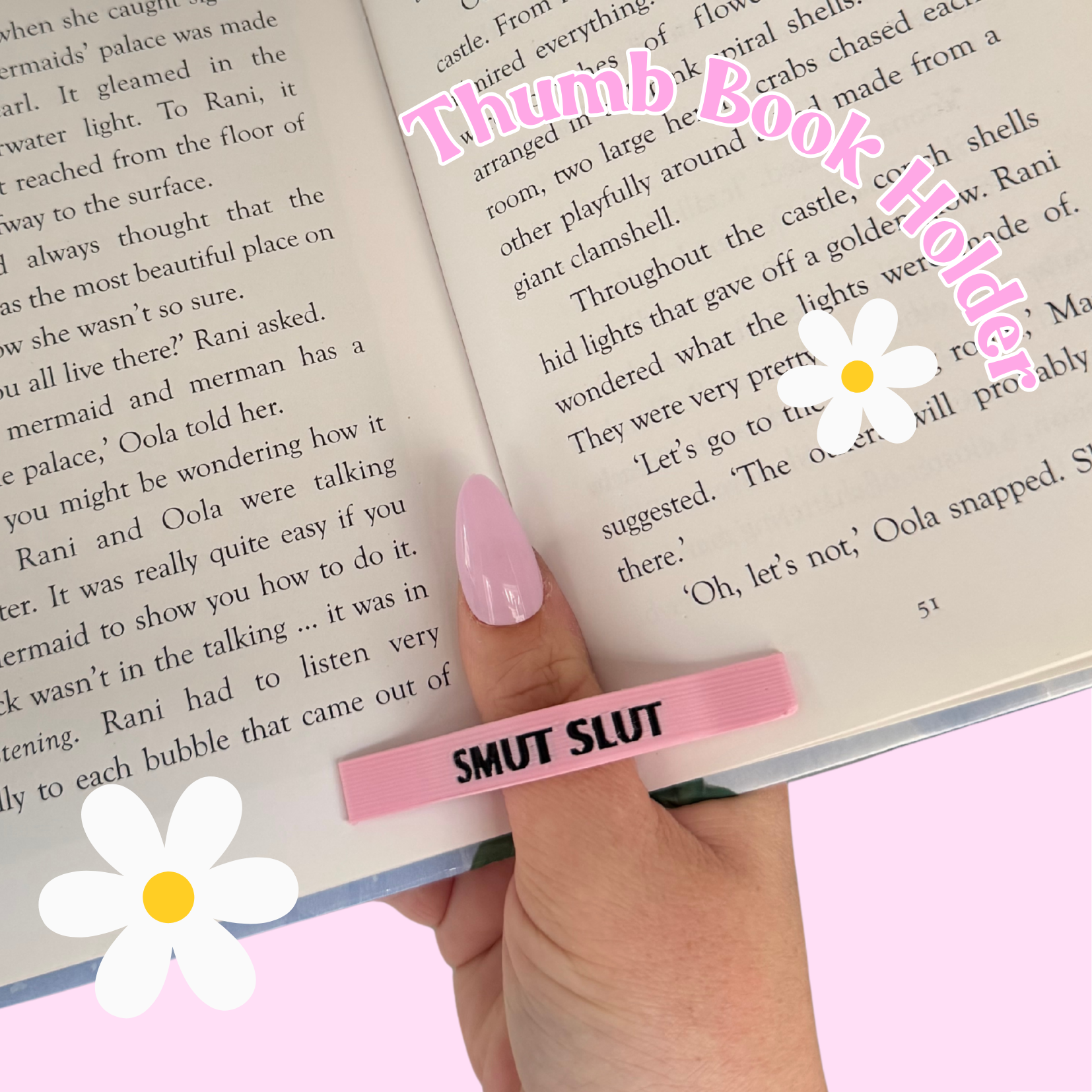 Smut Slut - Thumb Book Holder