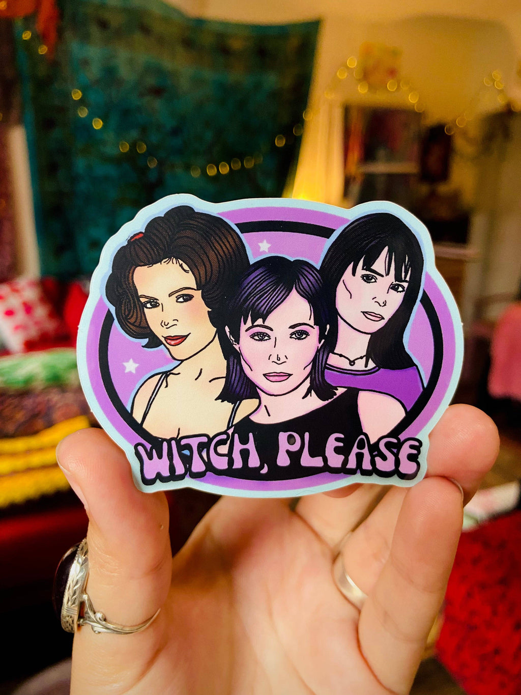 “Witch Please” Charmed 98’  Water Bottle Sticker