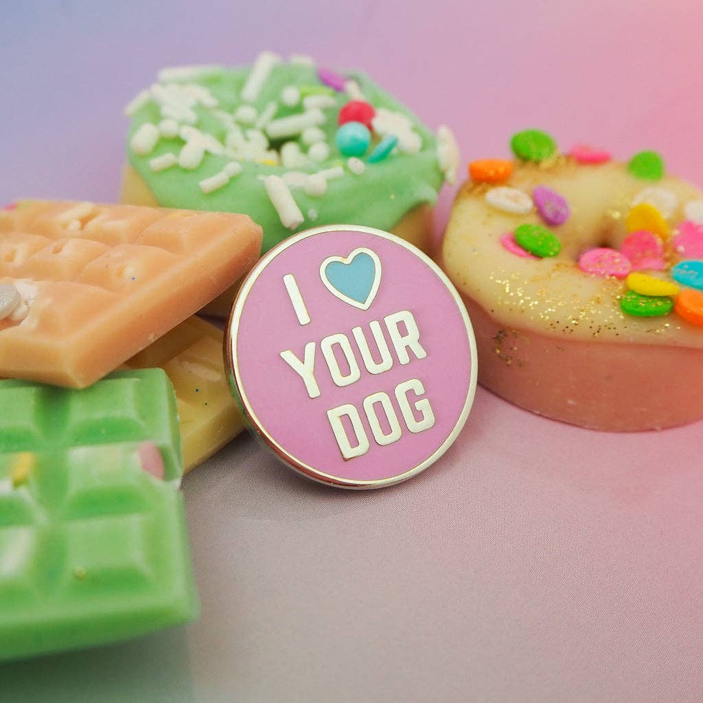 I Love Your Dog - Enamel Pin