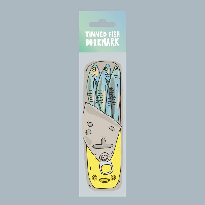Tinned Fish - Cut Die - Bookmark