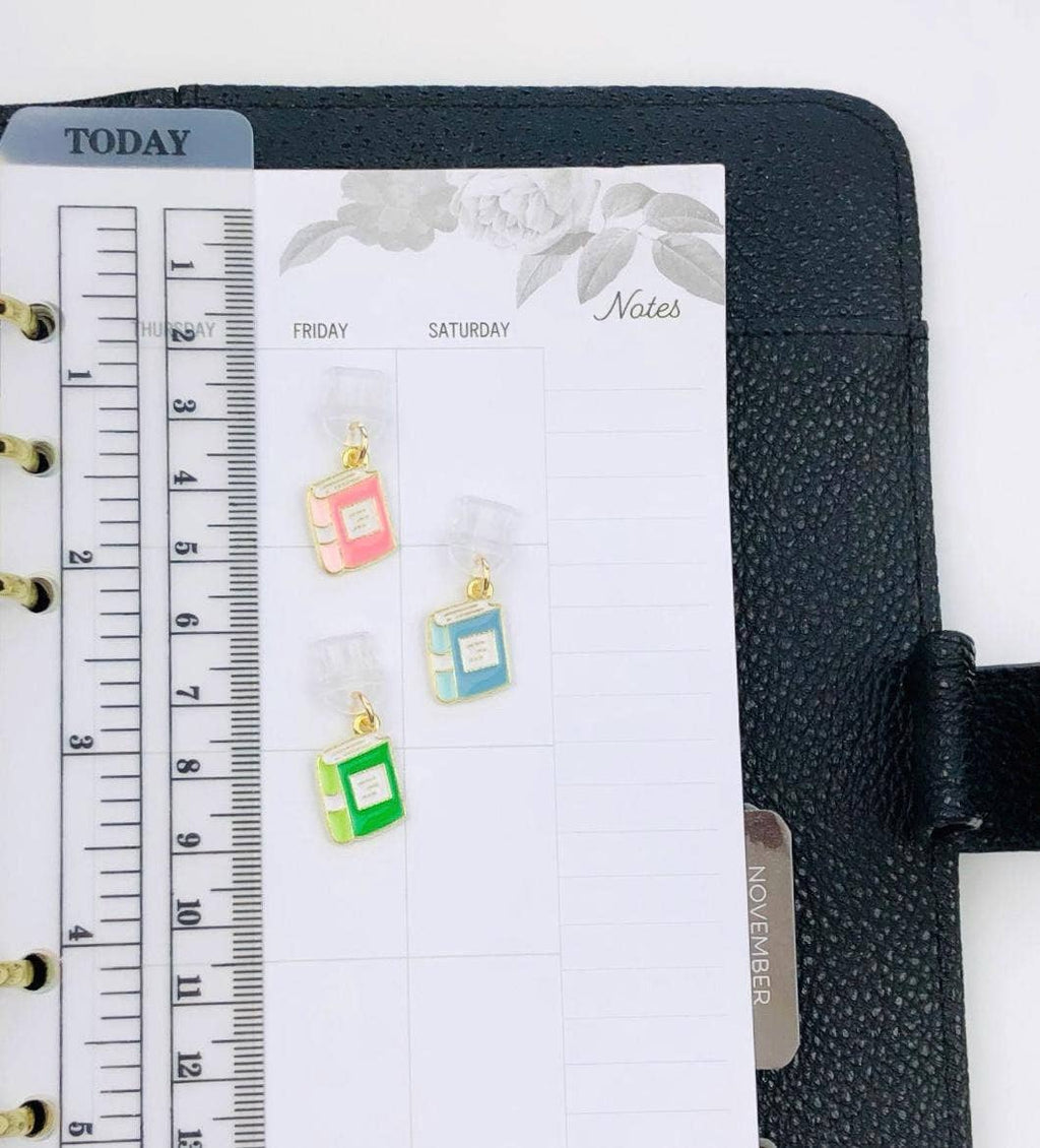 Pink Book Dust Plug Charm For Phone Tablet & E-Reader